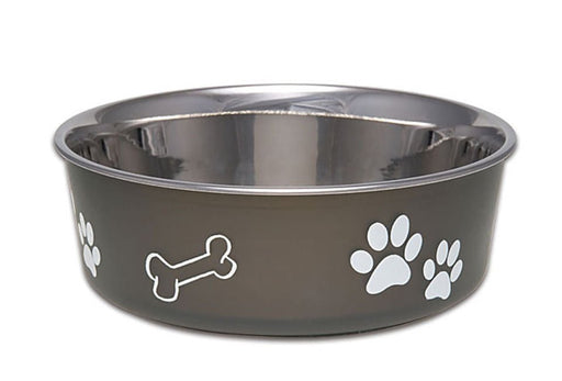 Loving Pets Bella Dog Bowl, Stainless Steel, XLarge - Jeffers - Animal & Pet Supplies > Pet Bowls, Feeders & Waterers