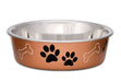 Loving Pets Bella Dog Bowls, Stainless Steel - Jeffers - Animal & Pet Supplies > Pet Bowls, Feeders & Waterers