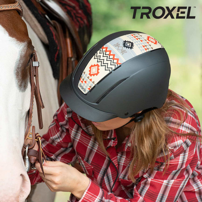 Troxel Spirit Riding Helmet, Prints - Crimson Aztec XSmall 