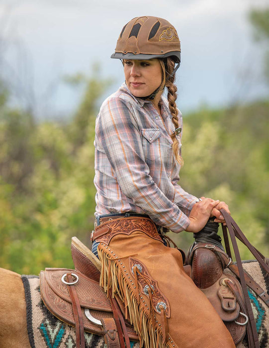 Troxel Cheyenne Helmet - Jeffers - Horse Supplies > Riding Apparel & Accessories > Equestrian Helmets