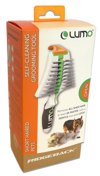 Lumo Ridgeback Short Hair Self - Cleaning Shedding Comb - Jeffers - Animal & Pet Supplies > Pet Grooming