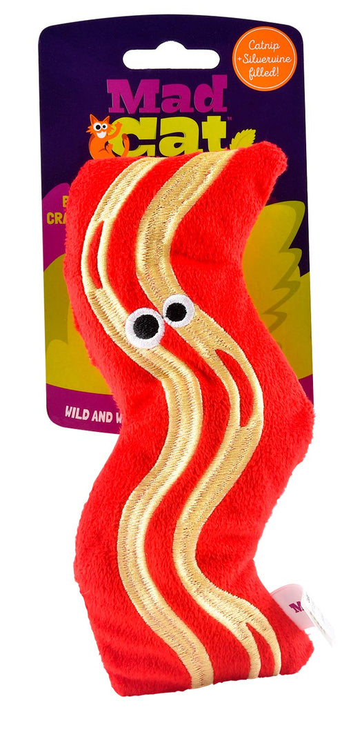 Mad Cat Big Bacon Catnip Kicker Toy - Jeffers - Cat Supplies > Cat Toys