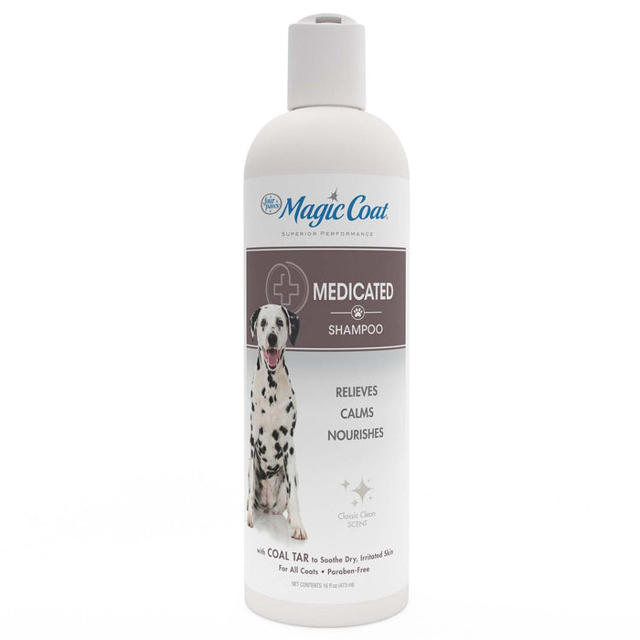 Magic Coat Medicated Dog Shampoo for Skin Allergies, 16 oz - Jeffers - Animal & Pet Supplies > Pet Grooming > Pet Shampoo & Conditioner