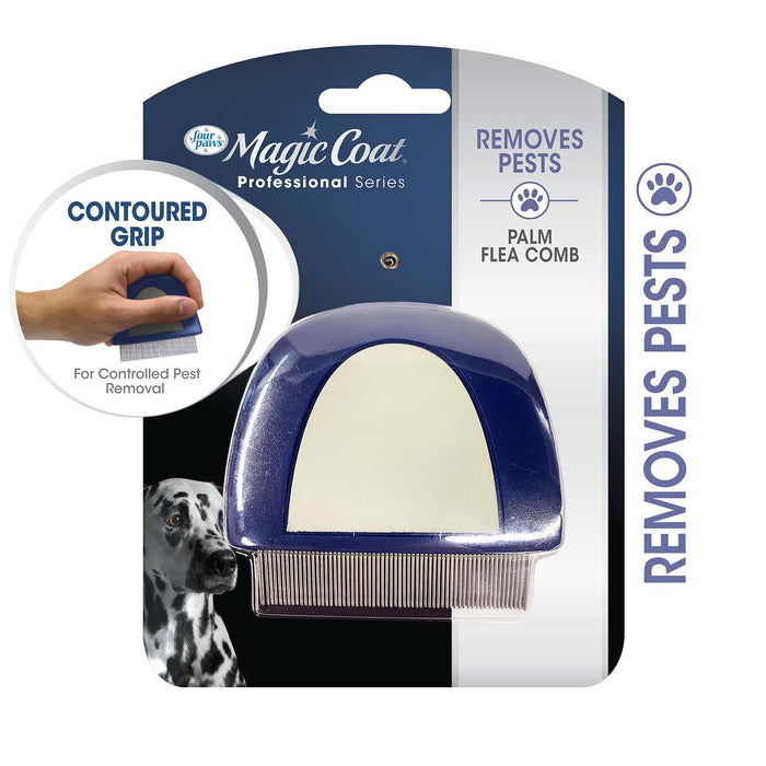 Magic Coat Professional Series Palm Flea Comb - Jeffers - Animal & Pet Supplies > Pet Grooming > Pet Combs & Brushes