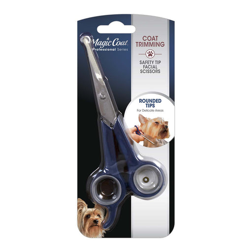 Magic Coat Professional Series Safety Tip Facial Dog Trimming Scissors - Jeffers - Animal & Pet Supplies > Pet Grooming > Pet Combs & Brushes