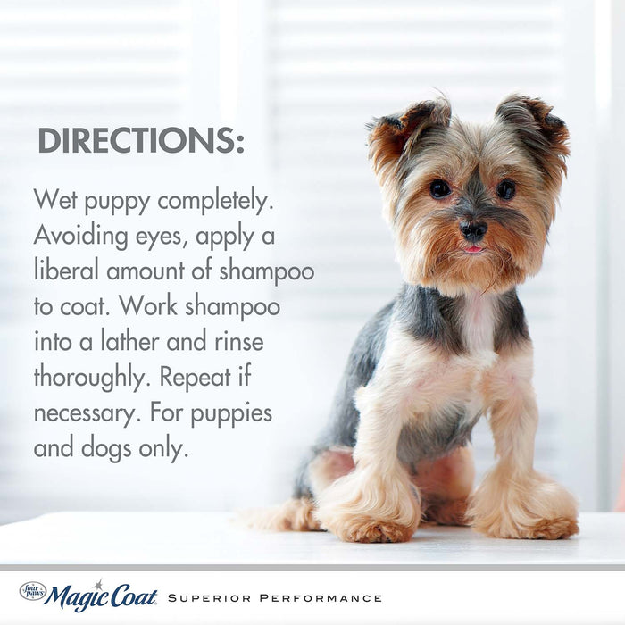 Magic Coat Tearless Puppy Shampoo, 16 oz - Jeffers - Animal & Pet Supplies > Pet Grooming > Pet Shampoo & Conditioner