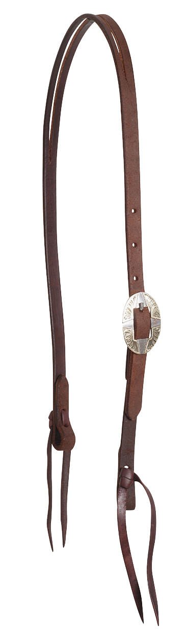 Martin Saddlery Split Ear Headstall with Guthrie Buckles, Chocolate - Jeffers - Horse Supplies > Horse Tack > Bridles & Headstalls