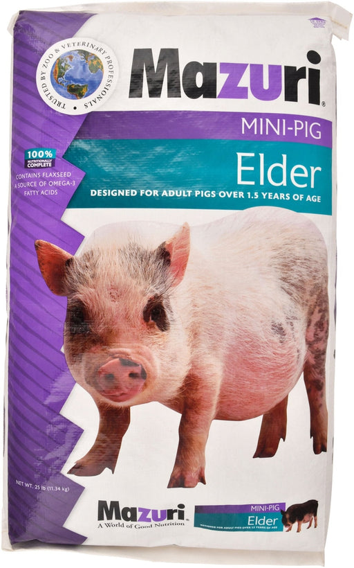 Mazuri Mini Pig, Elder, 25 lb - Jeffers - Swine Supplies > Swine Supplies