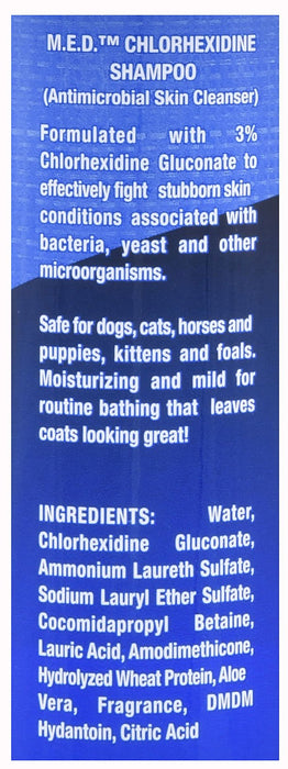 M.E.D. 3% Chlorhexidine Shampoo - Jeffers - Animal & Pet Supplies > Pet Grooming