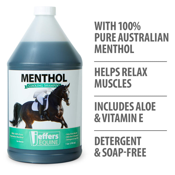 Menthol Cooling Shampoo for Horses - Jeffers - Animal & Pet Supplies > Pet Grooming > Pet Shampoo & Conditioner