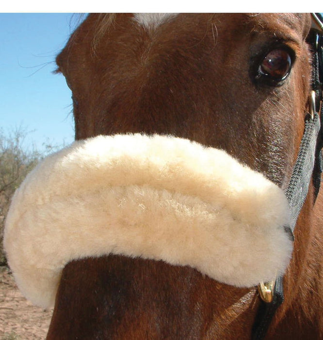 Merino Sheepskin Noseband Cover, 12' - Jeffers - Horse Supplies > Horse Tack > Bridles & Headstalls