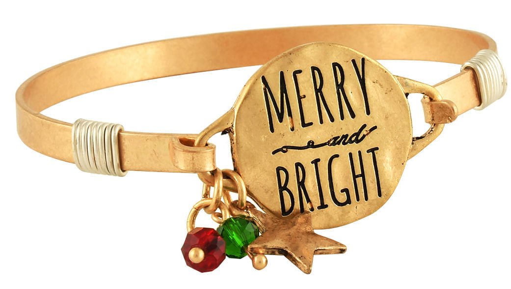 'Merry & Bright' Bangle Bracelet - Jeffers - Dog Supplies > Dog Supplies