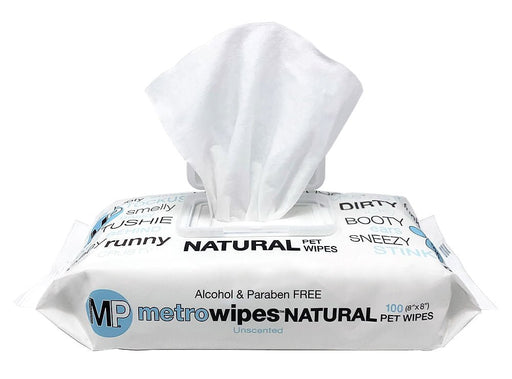 Metro Wipes Natural Unscented Pet Wipes - Jeffers - Animal & Pet Supplies > Pet Grooming