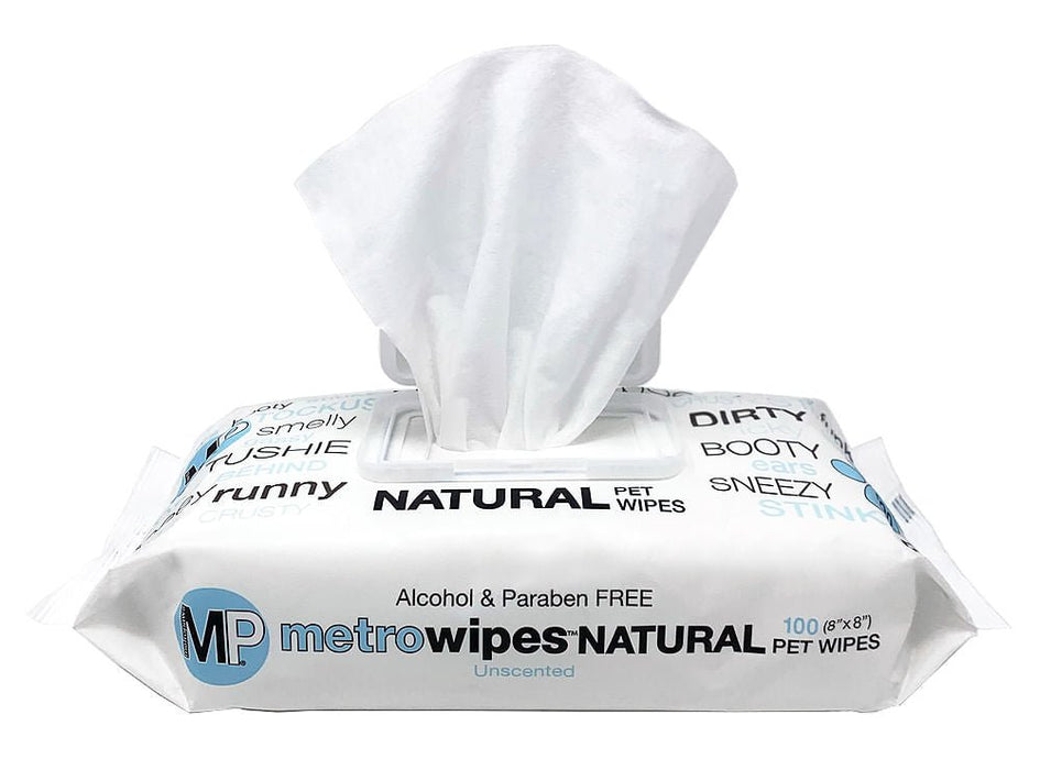 Metro Wipes Natural Unscented Pet Wipes - Jeffers - Animal & Pet Supplies > Pet Grooming