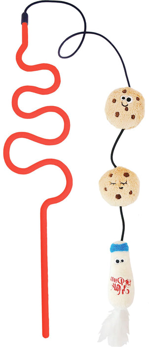 Milk N' Cookies Wacky Wand Cat Toy - Jeffers - Cat Supplies > Cat Toys