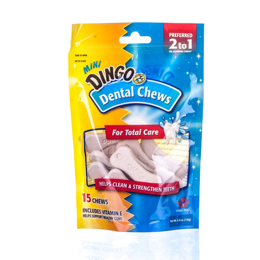 Mini Dingo Dental Chews, 24 ct. - Jeffers - Dog Supplies > Dog Treats > Chews