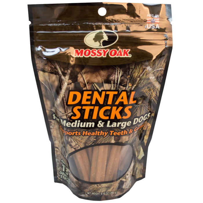 Mossy Oak Dental Sticks for Medium and Large Dogs, Approx 13 Dental Sticks - Jeffers - Animal Health & Wellness > Oral Care