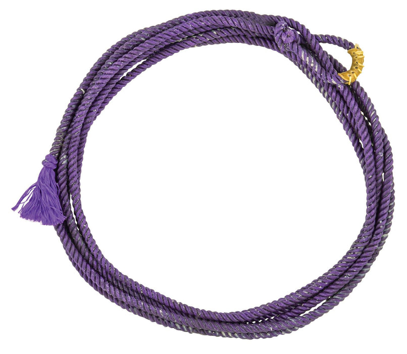 Mustang Little Looper Kids Rope w/ Rawhide Burner - Jeffers - Horse Supplies > Riding Apparel & Accessories > Ropes & Roping Equipment