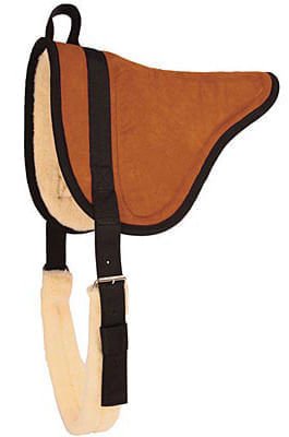 Mustang MicroSuede Bareback Saddle Pad - Jeffers - Horse Supplies > Horse Tack > Saddles