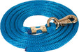 Mustang Solid Poly Lead Rope, Bull Snap - Jeffers - Horse Supplies > Horse Tack > Horse Halters