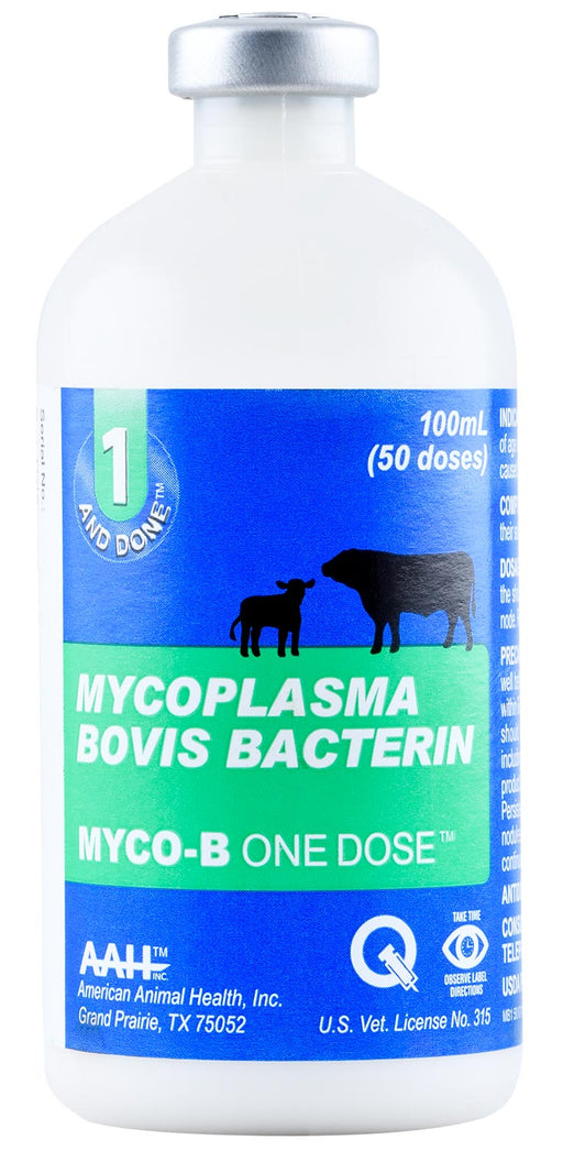 Myco - B One Dose, 1 And Done - Jeffers - Animal Health & Wellness > Vaccines