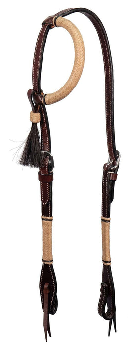 Natural Rawhide One Ear Headstall - Jeffers - Horse Supplies > Horse Tack > Bridles & Headstalls