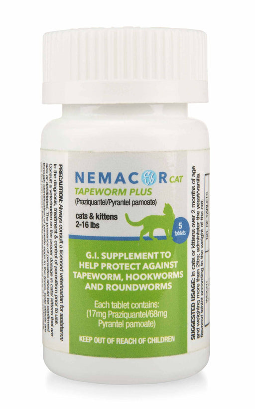 Nemacor Cat Tapeworm Plus - Jeffers - Animal Health & Wellness > Medicine