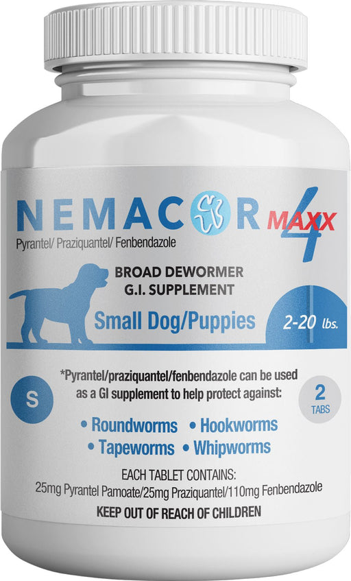 Nemacor Maxx 4 for Dogs - Jeffers - Animal Health & Wellness > Vitamins & Supplements