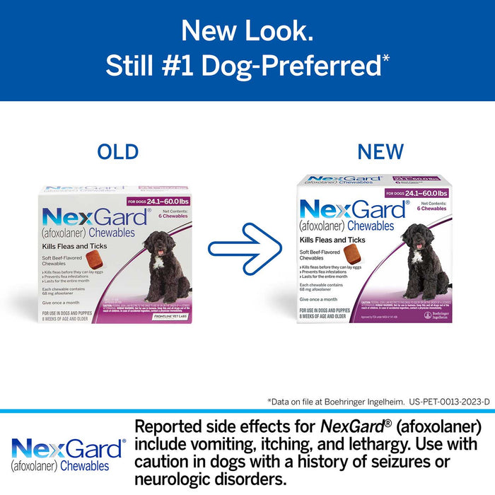 NexGard Flea and Tick Chewables for Dogs - Jeffers - Animal Health & Wellness > Flea & Tick Control