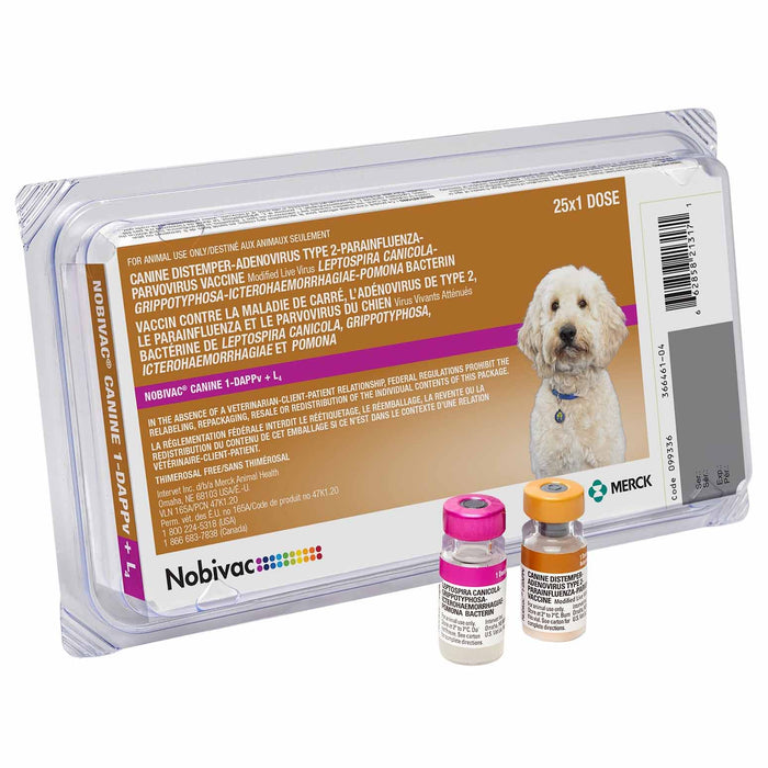 Nobivac Canine 1 - DAPPv+L4 (9 - way shot) Dog Vaccine - Jeffers - Animal Health & Wellness > Vaccines