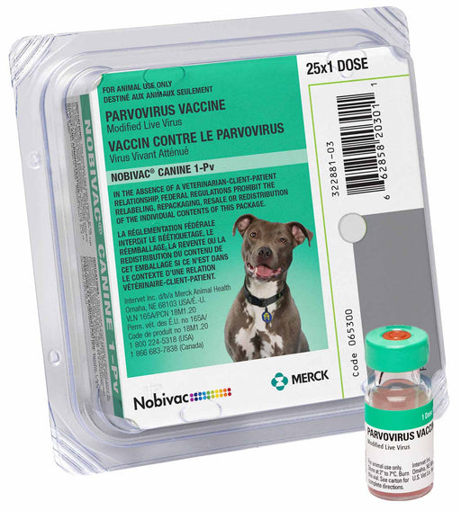 Nobivac Canine 1 - Pv Parvo Vaccine, box - Jeffers - Animal Health & Wellness > Vaccines