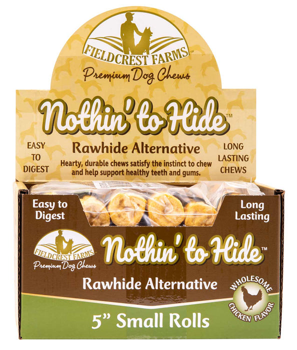 Nothin' to Hide Rawhide Alternative Dog Treats, 5' Roll - Jeffers - Dog Supplies > Dog Treats