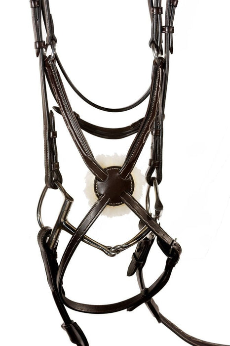 Nunn Finer Stefania Figure 8 Bridle, Brown - Jeffers - Horse Supplies > Horse Tack > Bridles & Headstalls