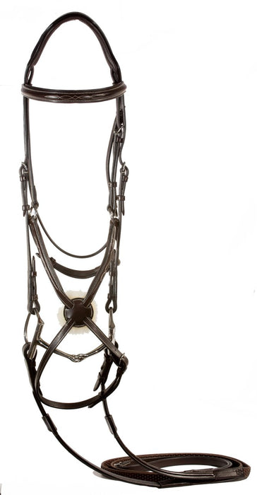 Nunn Finer Stefania Figure 8 Bridle, Brown - Jeffers - Horse Supplies > Horse Tack > Bridles & Headstalls