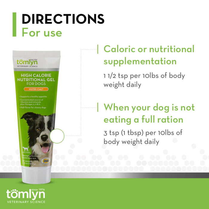 Nutri - Cal for Dogs, 4.25 oz tube - Jeffers - Animal Health & Wellness > Vitamins & Supplements