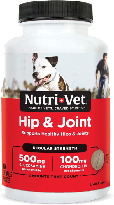 Nutri - Vet Hip & Joint Regular Strength Chewables for Dogs - Jeffers - Animal Health & Wellness > Vitamins & Supplements