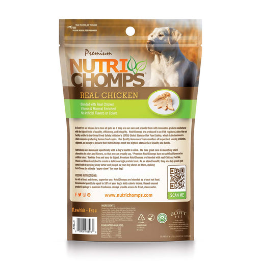 NutriChomps 10ct Chicken Flavor Mini Twist - Jeffers - Dog Supplies > Dog Treats > Chews