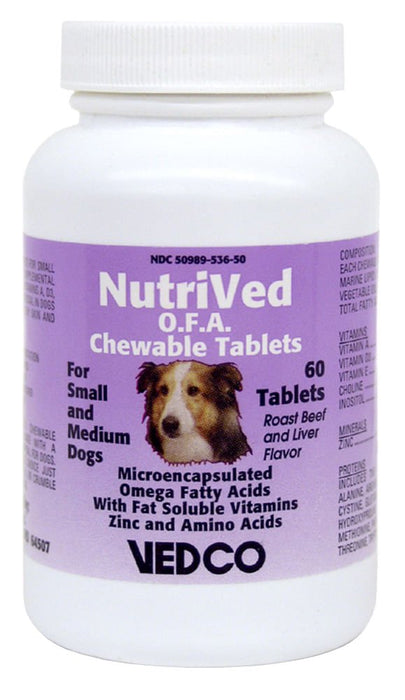 NutriVed O.F.A. for Small and Medium Dogs, 60 ct - Jeffers - Animal Health & Wellness > Vitamins & Supplements