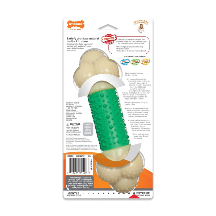 Nylabone Double Action Chew - Jeffers - Dog Supplies > Dog Toys