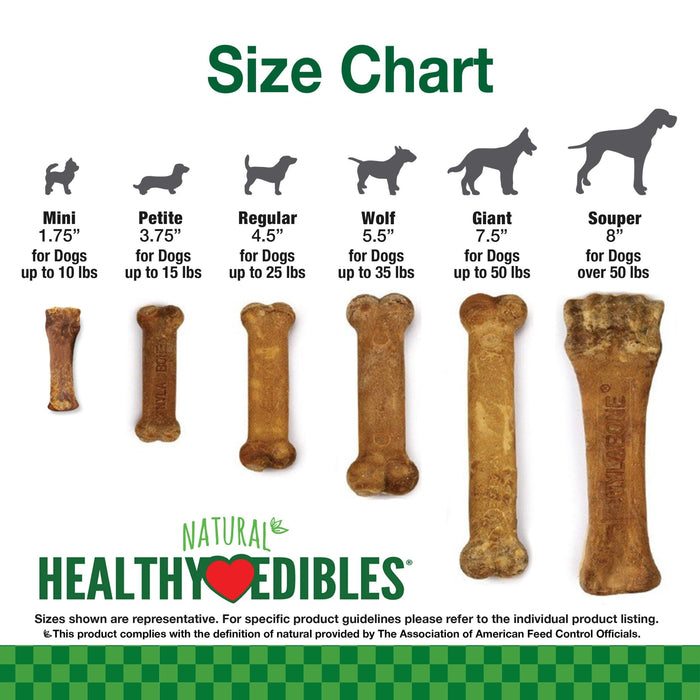 Nylabone Healthy Edibles, Petite (3.5'), 8 pack - Jeffers - Dog Supplies > Dog Treats > Chews