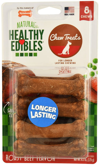 Nylabone Healthy Edibles, Petite (3.5'), 8 pack - Jeffers - Dog Supplies > Dog Treats > Chews