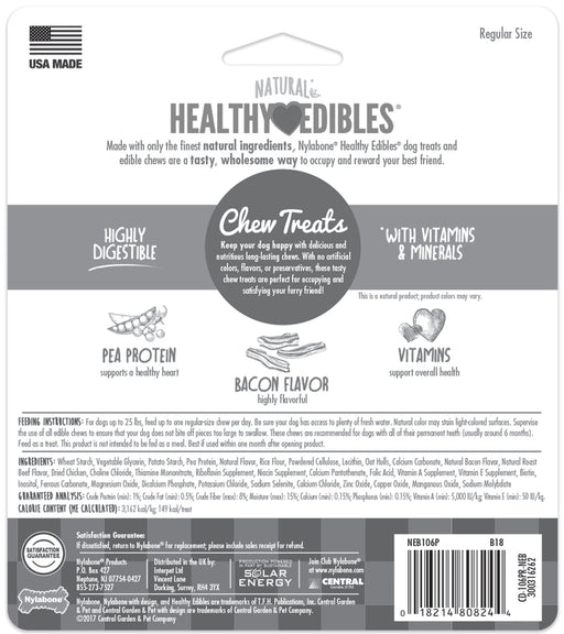 Nylabone Healthy Edibles, Regular (4.5'), 3 pack - Jeffers - Dog Supplies > Dog Treats > Chews