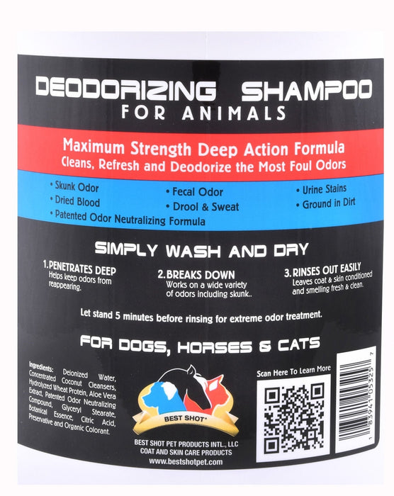 One Shot Deodorizing Shampoo - Jeffers - Animal & Pet Supplies > Pet Grooming > Pet Shampoo & Conditioner