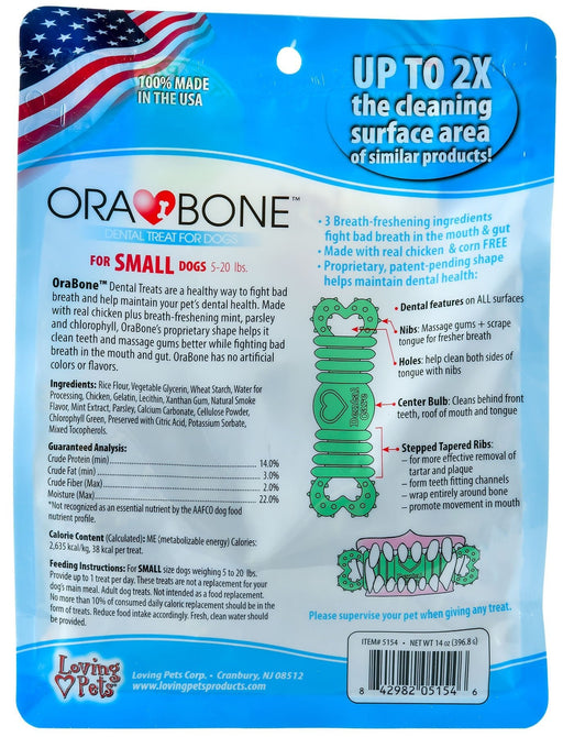 Ora - Bone Dental Treats, 14 oz Bag - Jeffers - Dog Supplies > Dog Treats