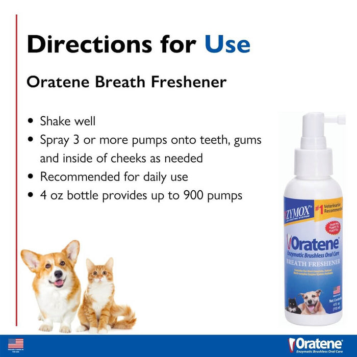 Oratene Brushless Breath Freshener, 4 oz - Jeffers - Animal Health & Wellness > Oral Care