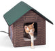 Outdoor Heated Kitty House - Jeffers - Animal & Pet Supplies > Pet Heating Pads