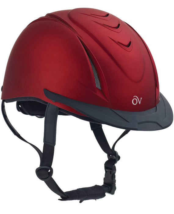 Ovation Metallic Deluxe Schooler Helmet - Jeffers - Horse Supplies > Riding Apparel & Accessories > Equestrian Helmets