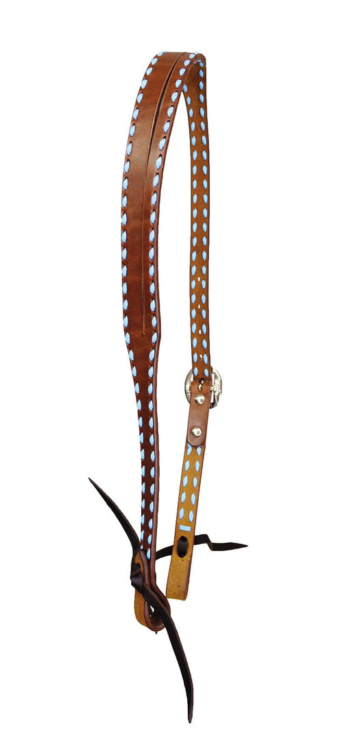 Oxbow Split Ear Headstall w/ Buckstitch - Jeffers - Horse Supplies > Horse Tack > Bridles & Headstalls