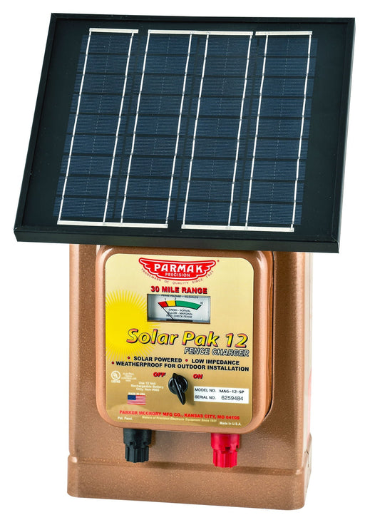 Parmak Solar - Pak 12 Fence Charger - Jeffers - Farm & Ranch Supplies > Fencing & Barriers