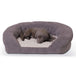 K&H Pet Products Ortho Bolster Sleeper Orthopedic Dog Bed Gray Medium 30 Color Gray